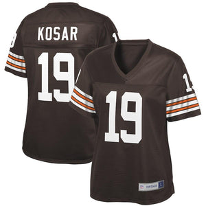 Women's Cleveland Browns Bernie Kosar NFL Pro Line Brown Retired Player Jersey