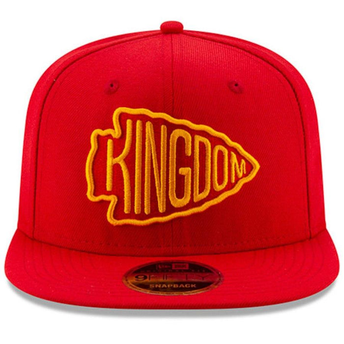 New Era Red Kansas City Chiefs Kingdom 9FIFTY Adjustable Snapback Hat
