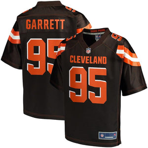 Men's Cleveland Browns Myles Garrett NFL Pro Line Brown Player Jersey