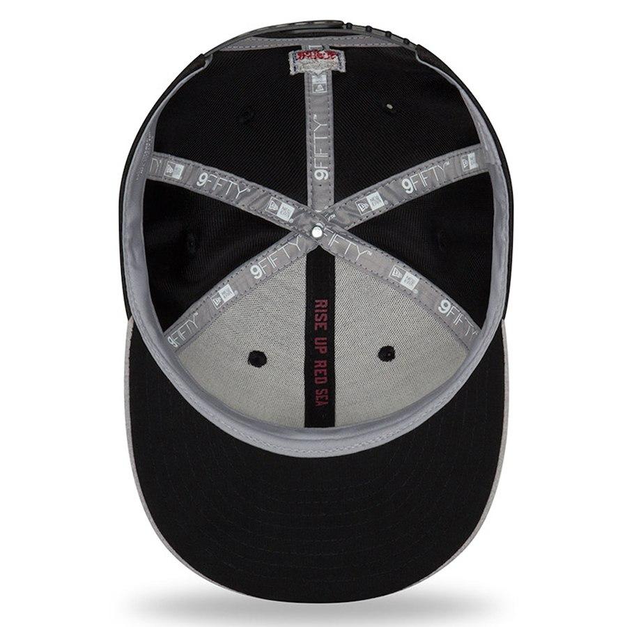 New Era Arizona Cardinals Black/Heather Gray 2018 NFL Sideline Road Official 9FIFTY Snapback Adjustable Hat