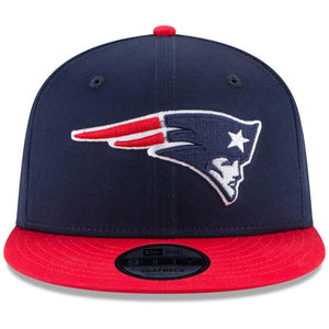 New Era New England Patriots Baycik Snapback Hat - Navy Blue/Red