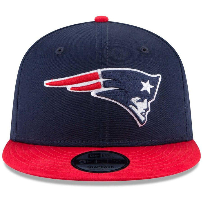 New Era New England Patriots Baycik Snapback Hat - Navy Blue/Red