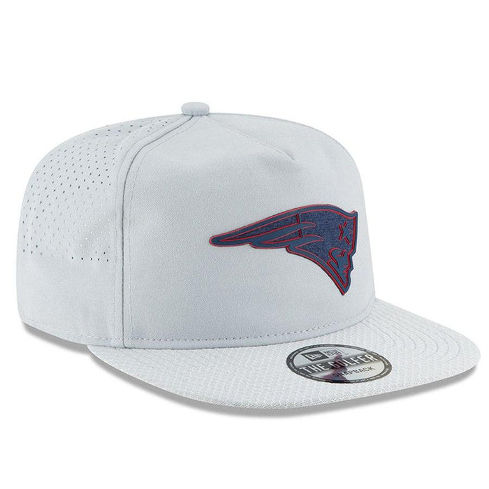 New Era New England Patriots Gray 2018 Training Camp Official Golfer Hat