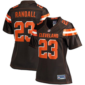 Women's Cleveland Browns Damarious Randall NFL Pro Line Brown Player Jersey