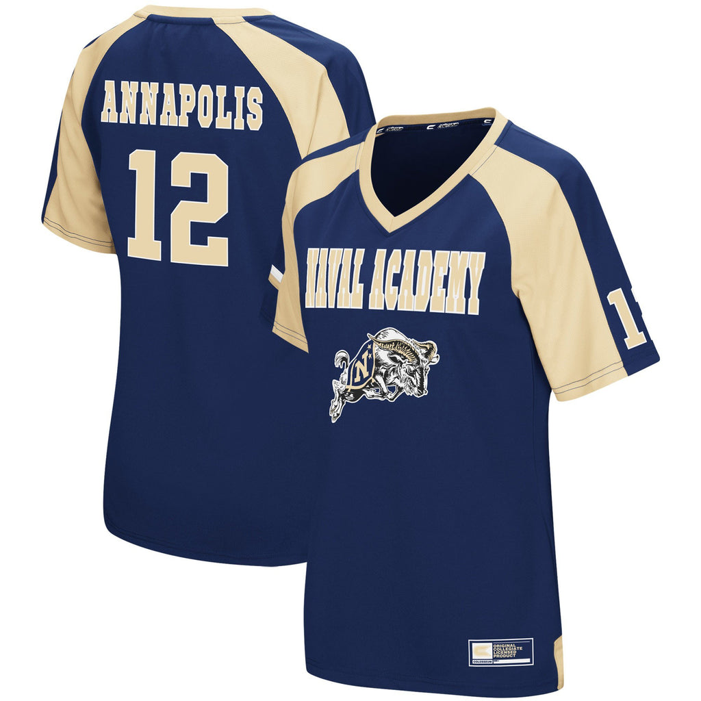Women's Colosseum Navy Navy Midshipmen Torch Jersey