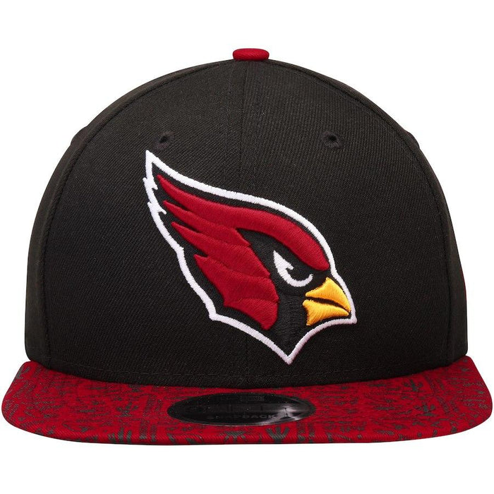 New Era Arizona Cardinals Black/Cardinal Homer 9FIFTY Adjustable Snapback Hat