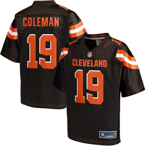 Men's Cleveland Browns Corey Coleman NFL Pro Line Brown Player Jersey