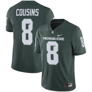 Men's Nike Kirk Cousins Green Michigan State Spartans Alumni Player Jersey