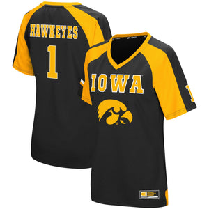 Women's Colosseum Black Iowa Hawkeyes Torch Jersey