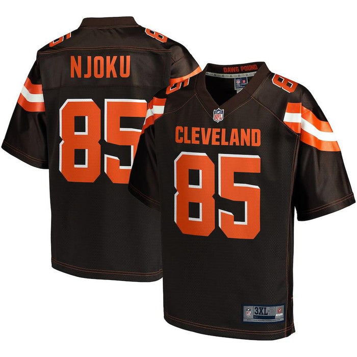 Men's Cleveland Browns David Njoku NFL Pro Line Brown Big & Tall Player Jersey