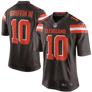 Men's Cleveland Browns Robert Griffin III Nike Brown Game Jersey