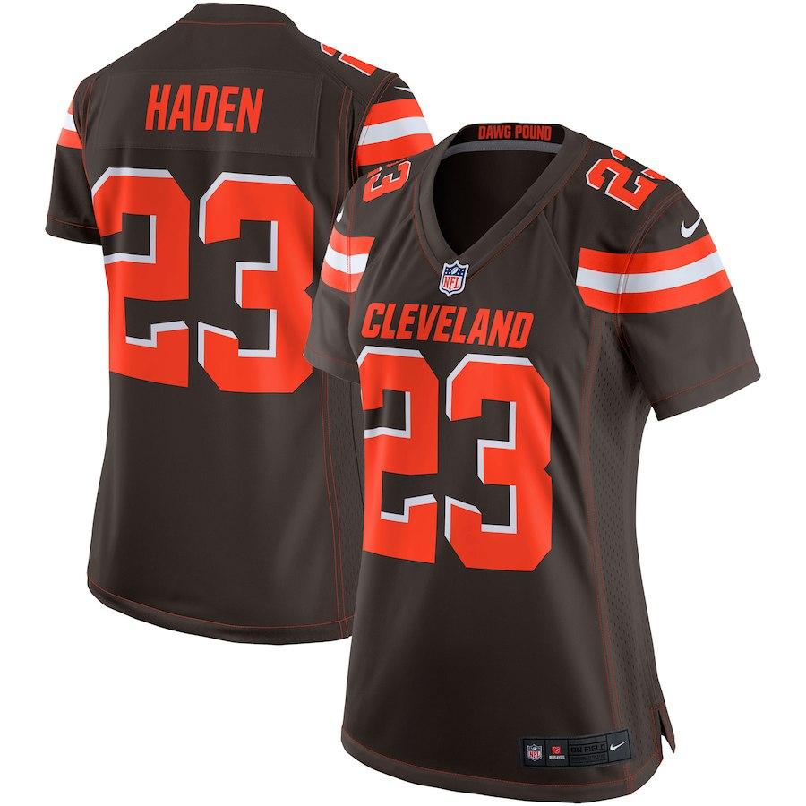 Girls Youth Cleveland Browns Joe Haden Nike Brown Game Jersey