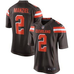 Youth Cleveland Browns Johnny Manziel Nike Brown Game Jersey