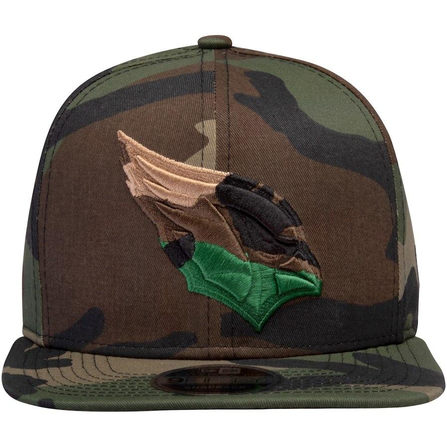 New Era Arizona Cardinals Tonal Woodland Camo Capped 9FIFTY Adjustable Hat