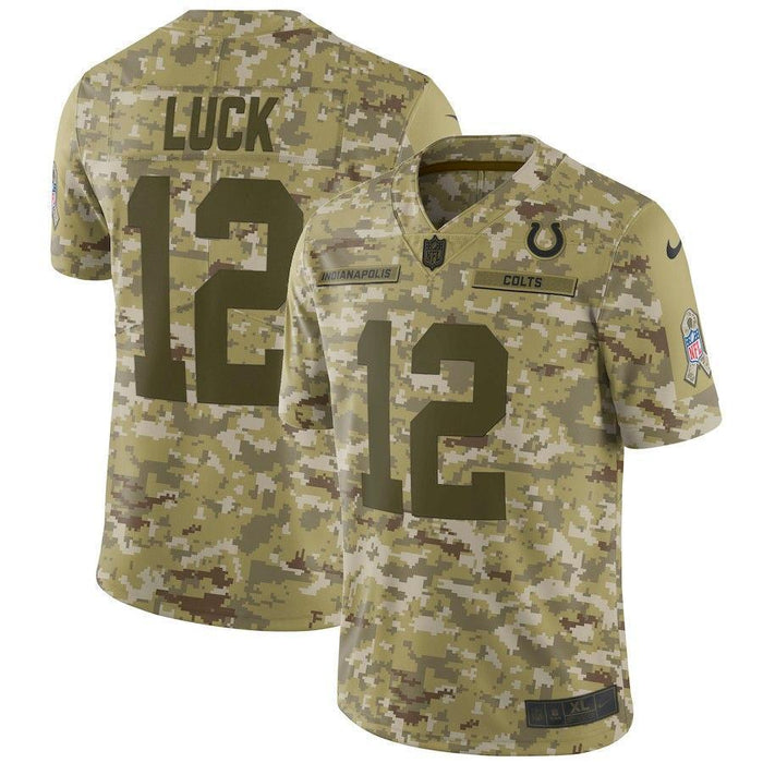 Indianapolis Colts Andrew Luck Camo Jersey 2018 - 2019