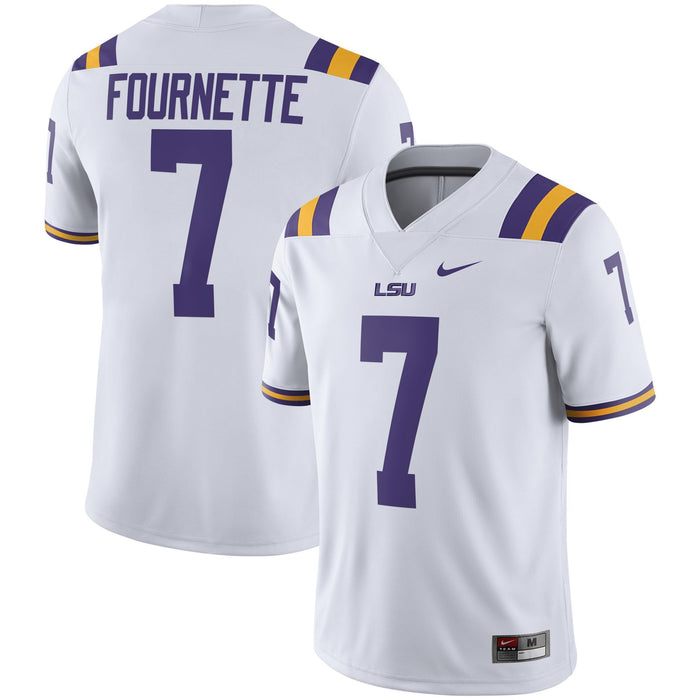 Men's Nike Leonard Fournette White LSU Tigers Alumni Player Jersey