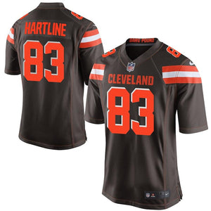 Men's Cleveland Browns Brian Hartline Nike Brown Game Jersey