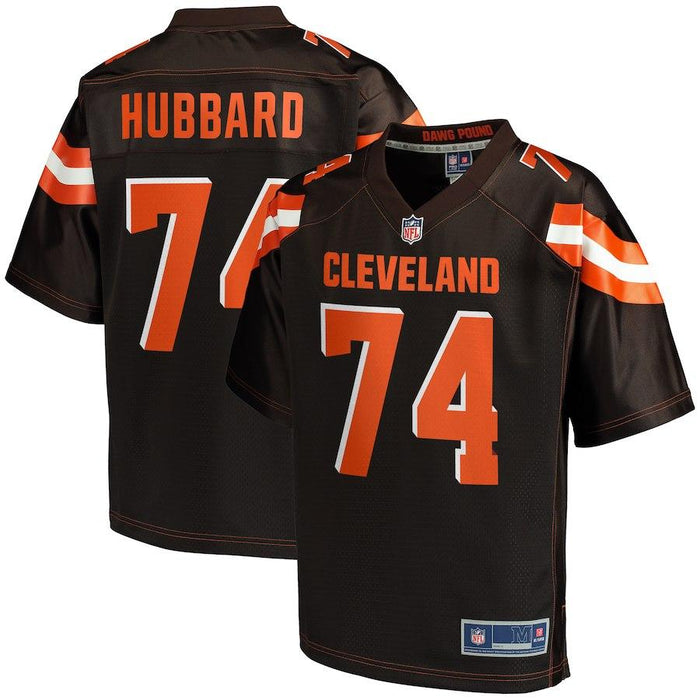 Men's Cleveland Browns Chris Hubbard NFL Pro Line Brown Team Color Player Jersey