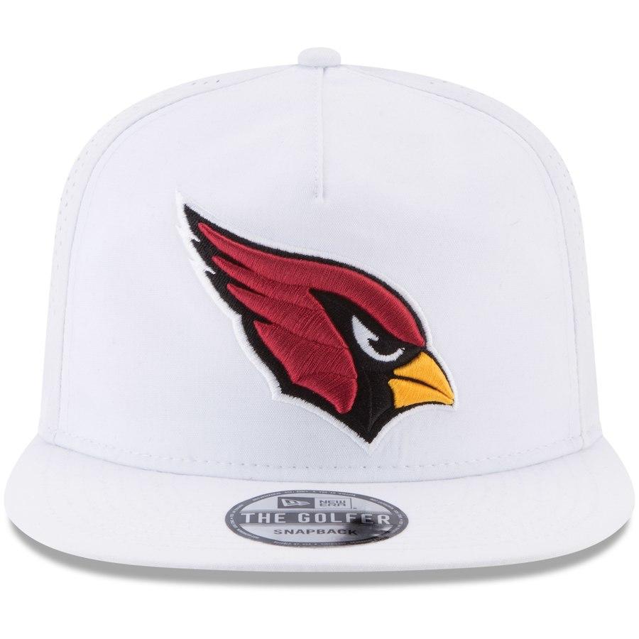 New Era Arizona Cardinals White 2017 Training Camp Official A-Frame Golfer Hat