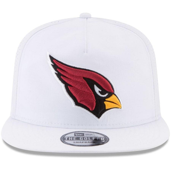 New Era Arizona Cardinals White 2017 Training Camp Official A-Frame Golfer Hat