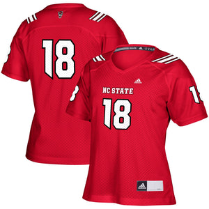 Women's Adidas Red NC State Wolfpack Replica College Jersey