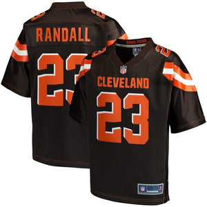 Men's Cleveland Browns Damarious Randall NFL Pro Line Brown Player Jersey