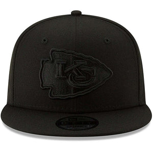 New Era Kansas City Chiefs Black Black On Black 9FIFTY Adjustable Hat
