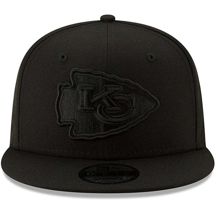 New Era Kansas City Chiefs Black Black On Black 9FIFTY Adjustable Hat