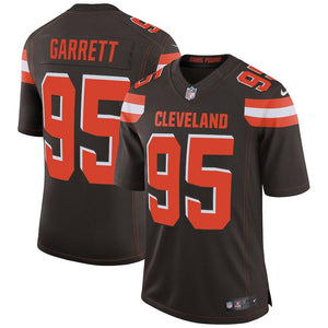 Men's Cleveland Browns Myles Garrett Nike Brown Speed Machine Limited Jersey