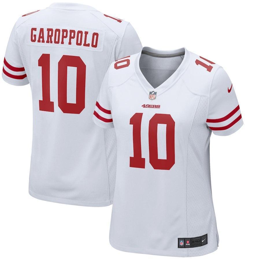 Jimmy Garoppolo San Francisco 49ers Women's Team Color Game Jersey – White 2018/2019