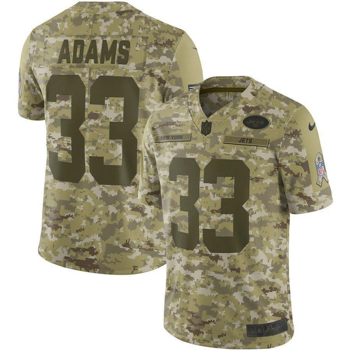 New York Jets Jamal Adams Camo Jersey 2018 - 2019