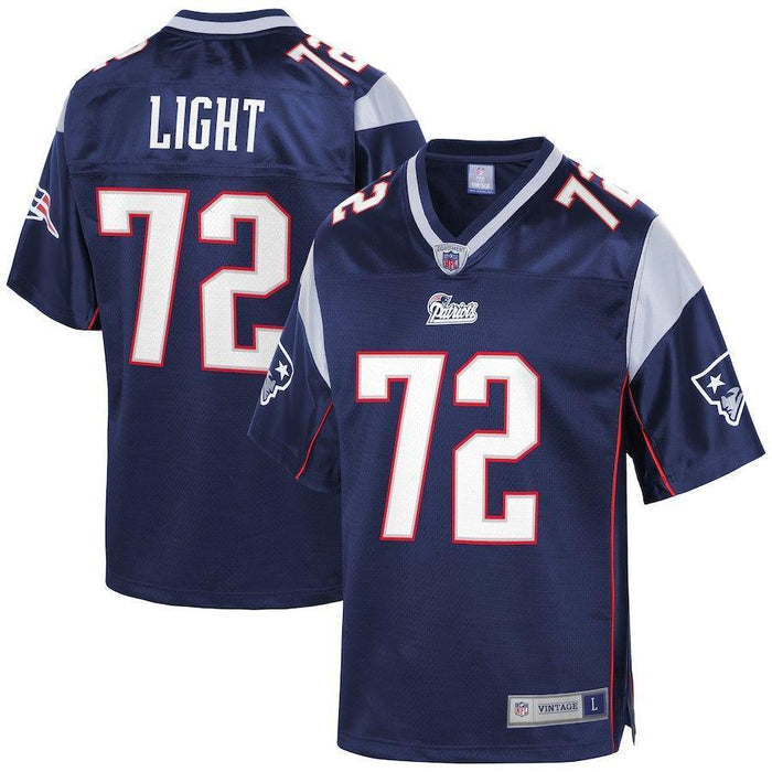 Matt Light New England Patriots Pro Line Retired Player Jersey – Navy 2018/2019